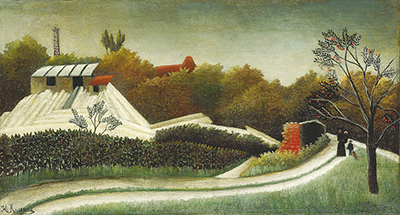 Sawmill, Outskirts of Paris Henri Rousseau